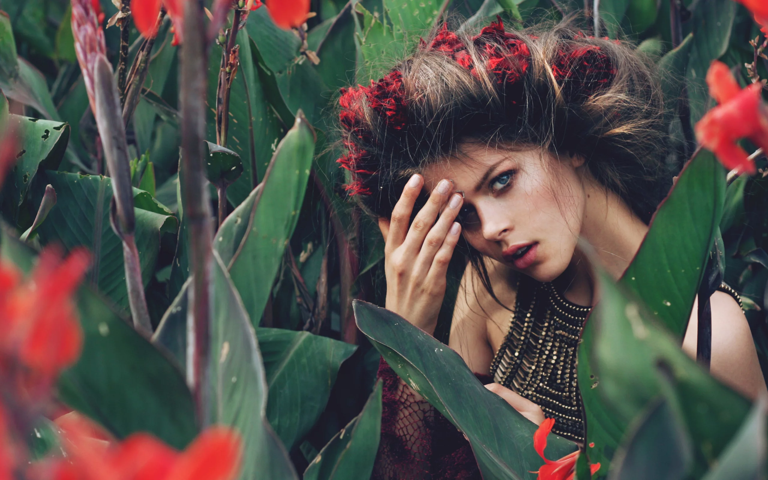 girl, beautiful, model