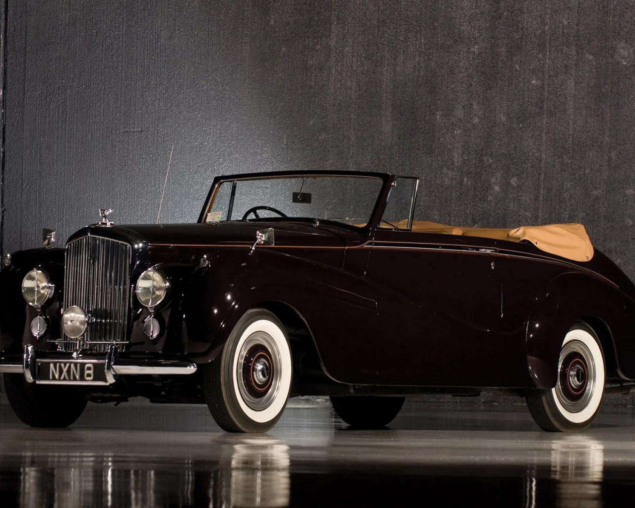 auto, bentley type r, retro