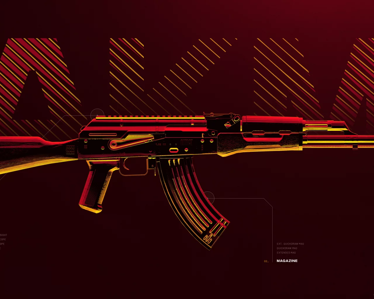 weapon, machine gun, akm