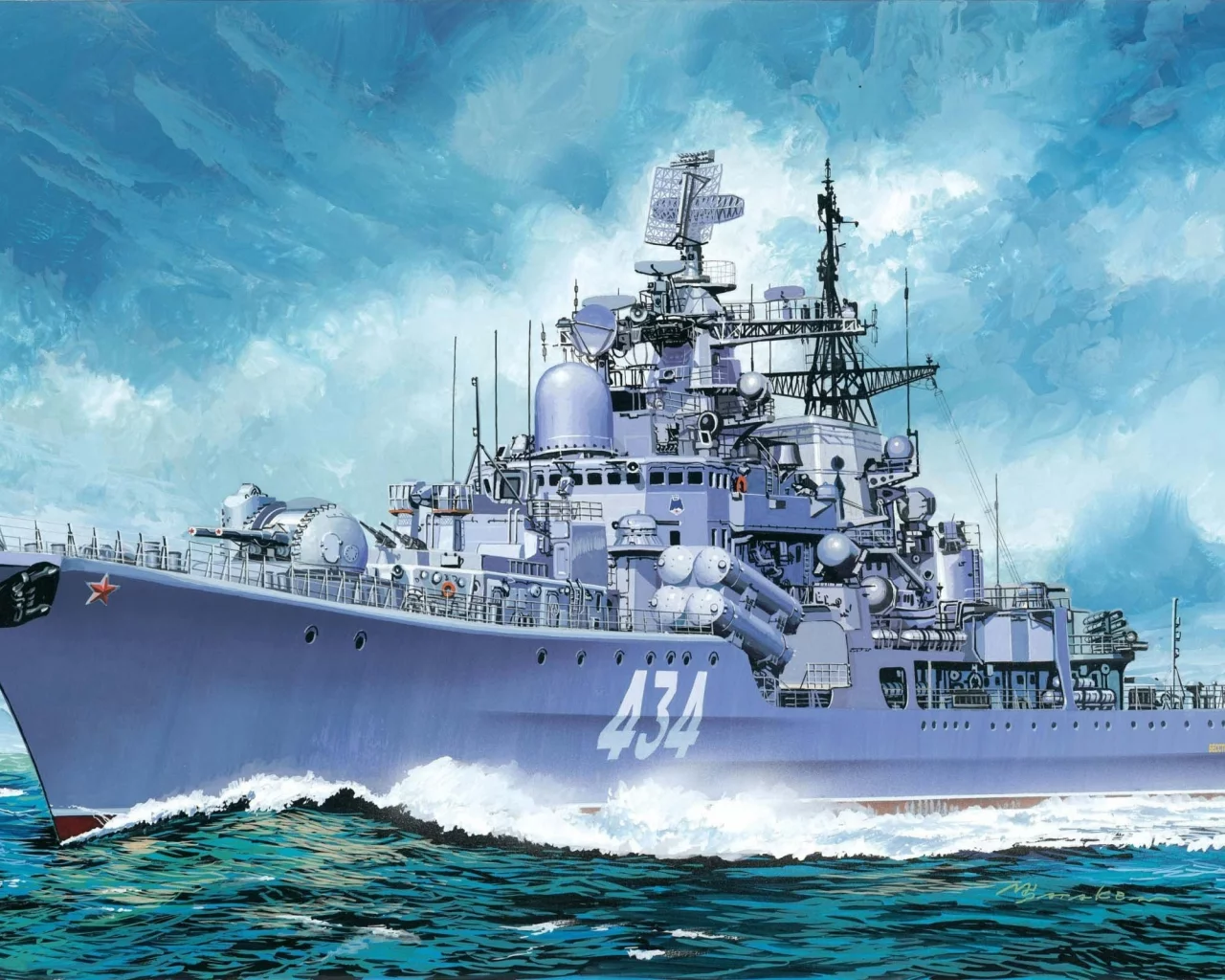 ship, warship, sea, drawing
