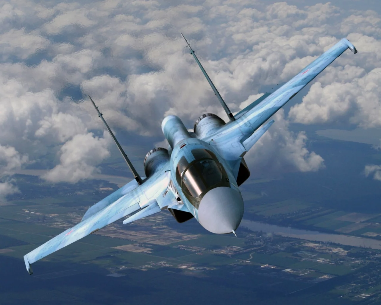 aviation, su34, fighter bomber