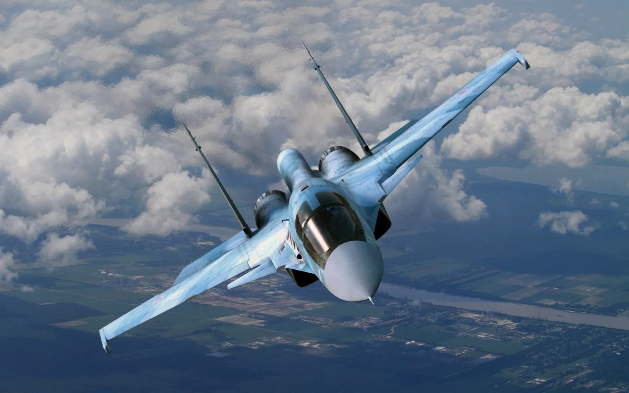 aviation, su34, fighter bomber