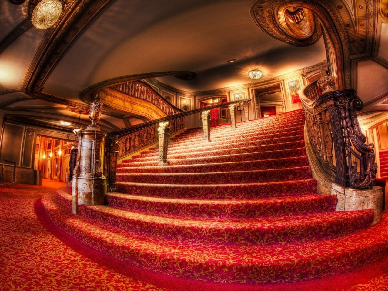 interior, stairs, luxury, chandelier