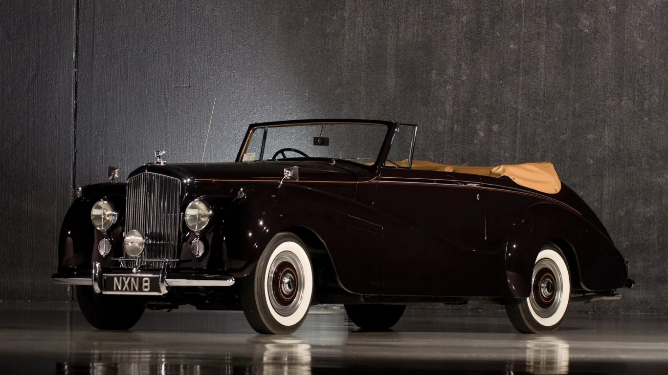 auto, bentley type r, retro