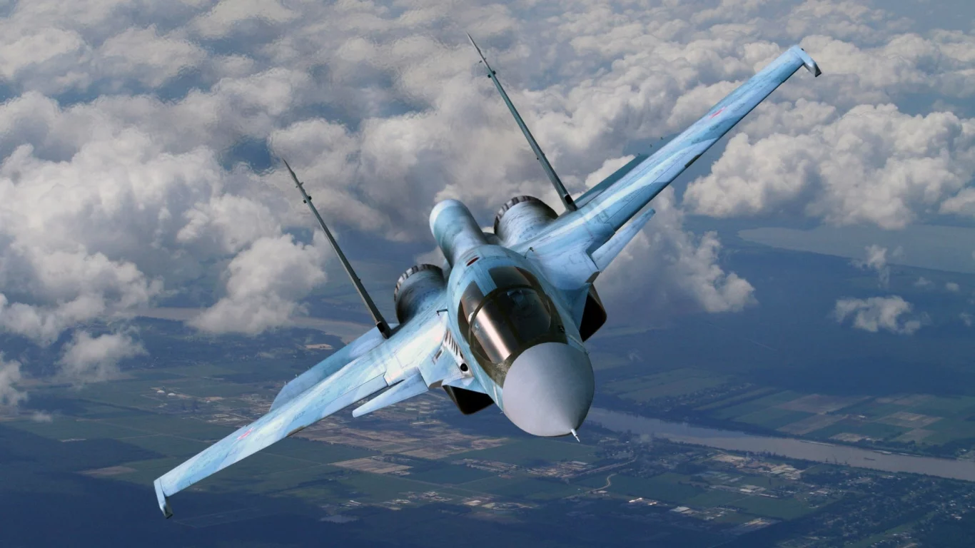 aviation, su34, fighter bomber