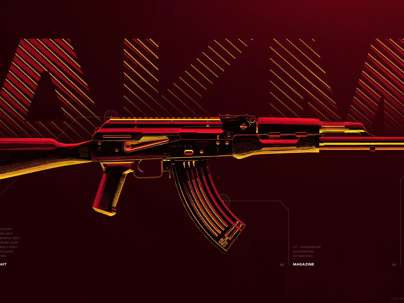 weapon, machine gun, akm