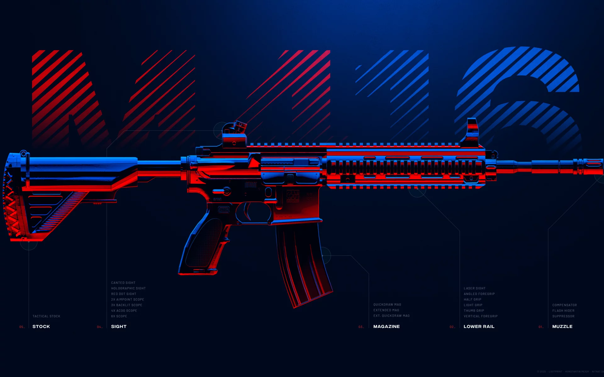 weapon, machine gun, rifle, m416