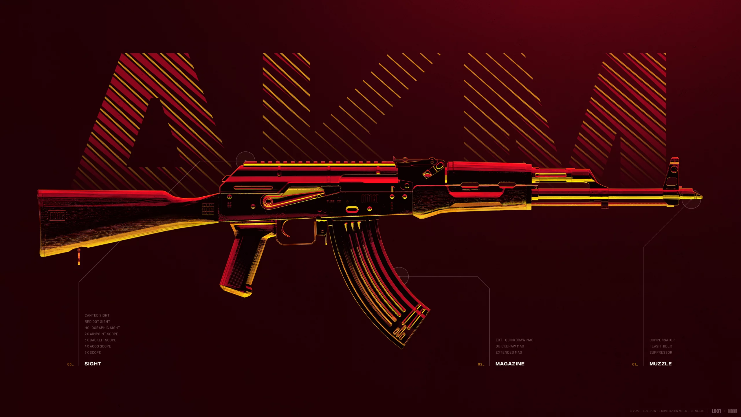 weapon, machine gun, akm