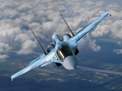 aviation, su34, fighter bomber
