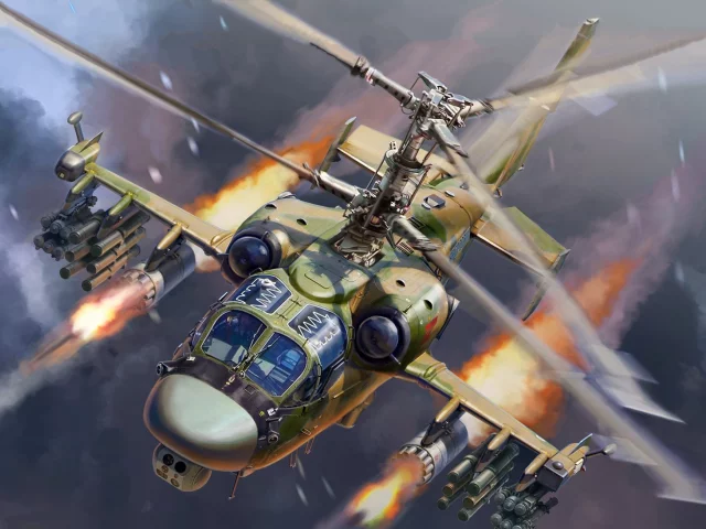 aviation, helicopter, ka52, alligator
