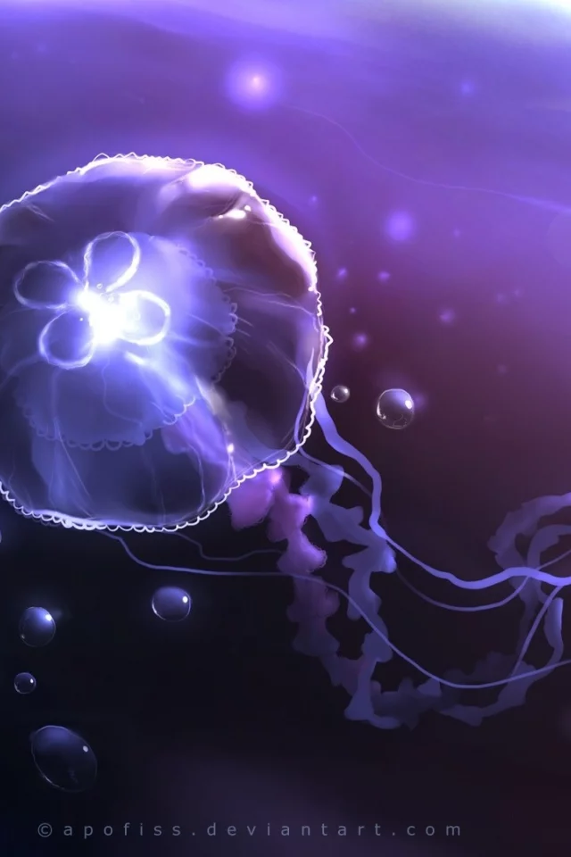 jellyfish, sea, depth