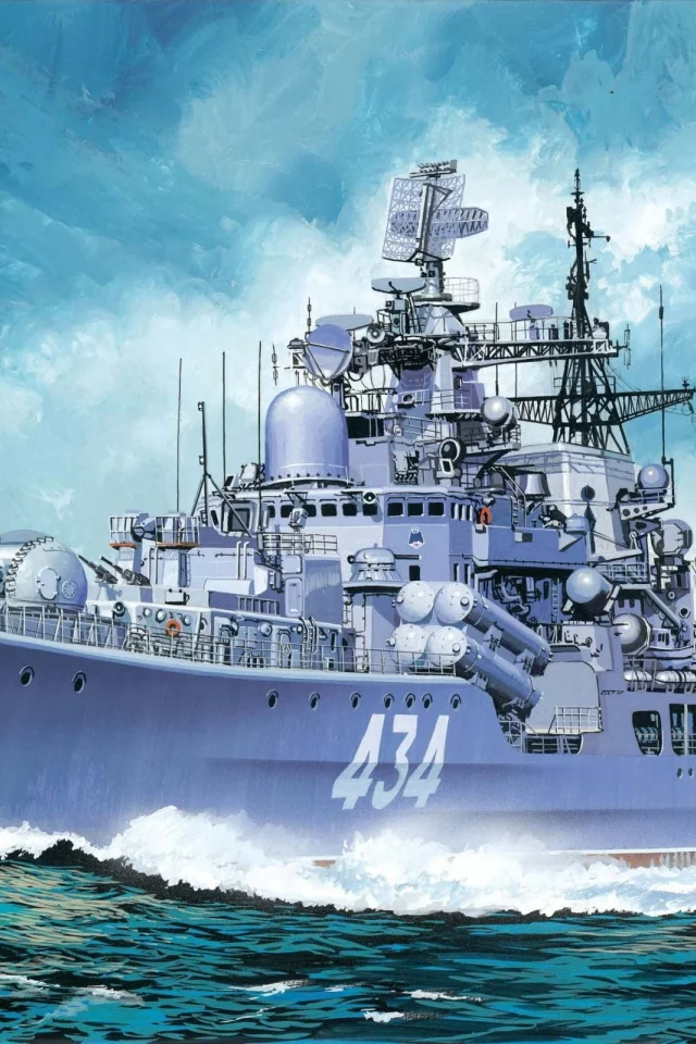 ship, warship, sea, drawing