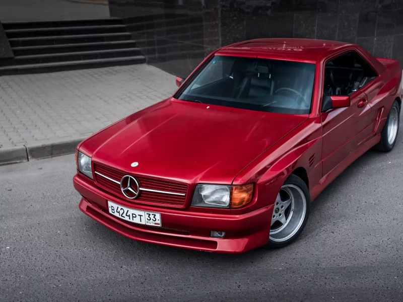 auto, mercedes benz, c126