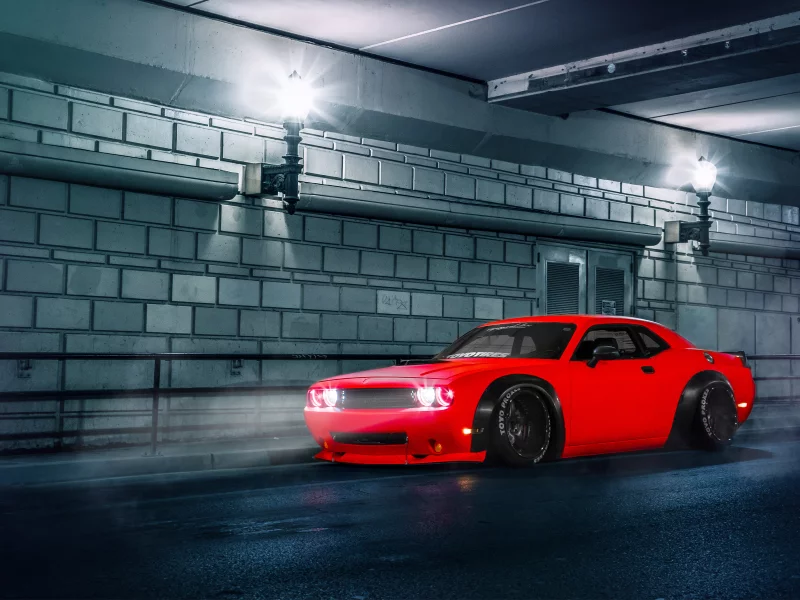 auto, dodge challenger srt