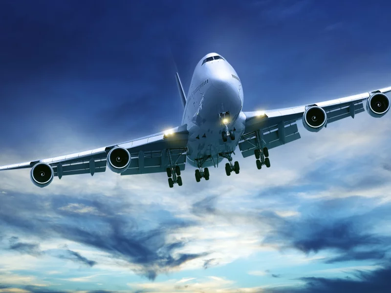 aviation, airplane, boeing 747, sky, flight