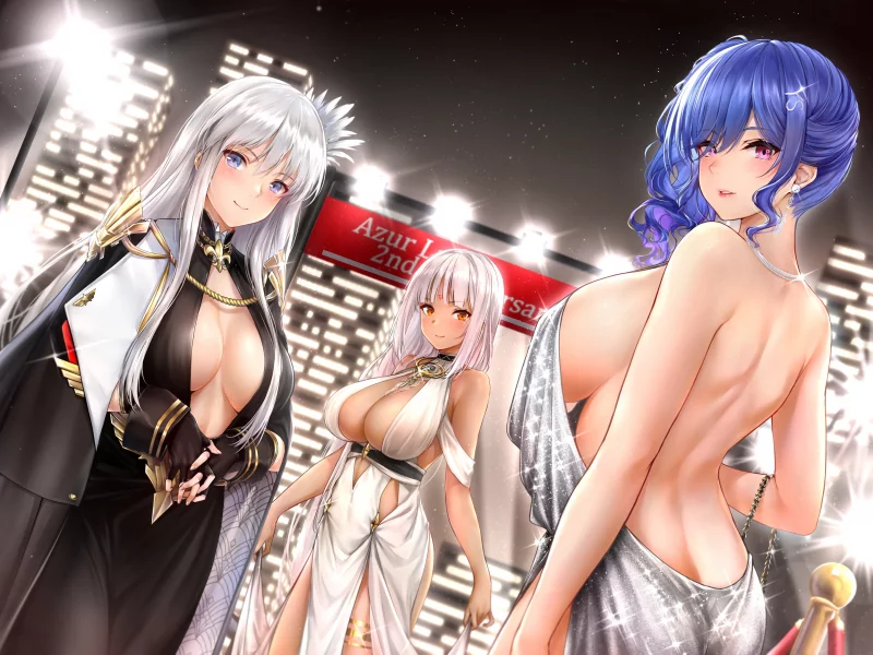 anime, girls, sexy, tits