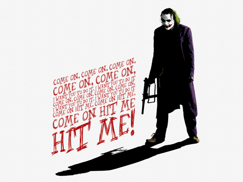 film, joker, hit me