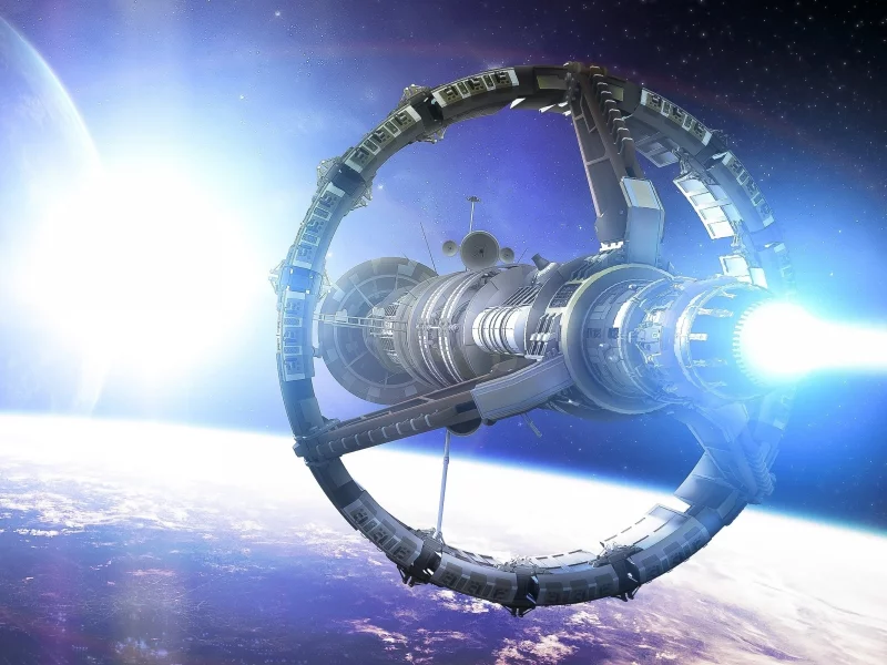fantasy, space, spaceship