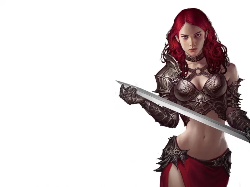 fantasy, warrior, woman