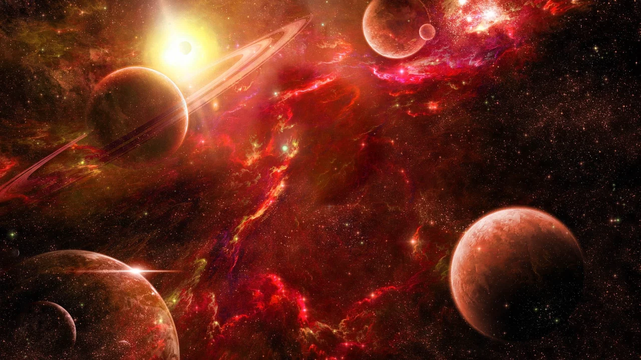space, stars, planets
