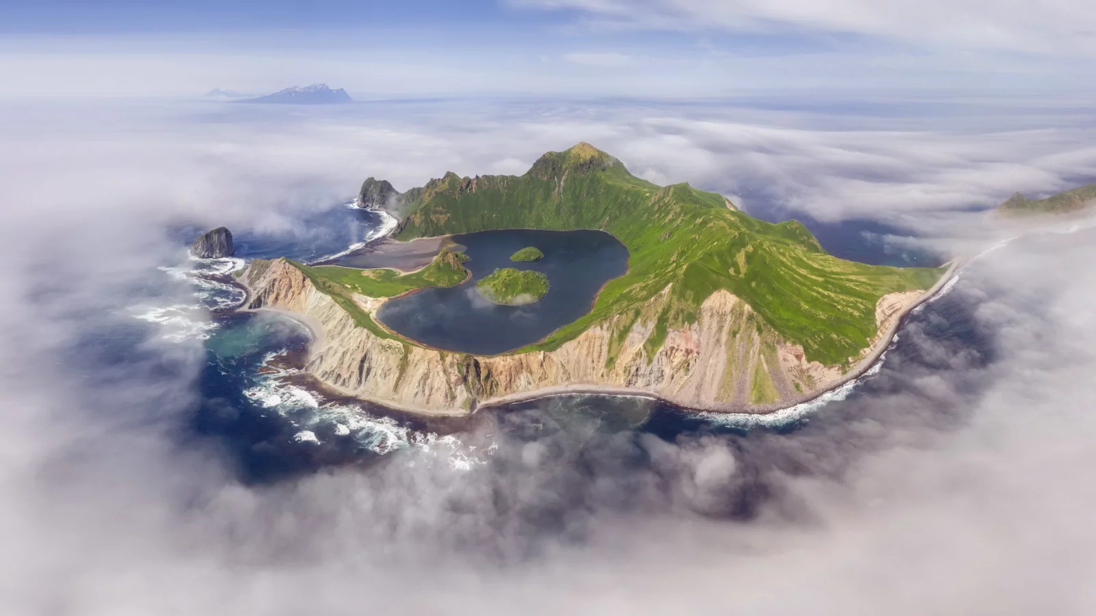 nature, island, sea