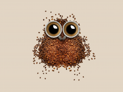 coffee, beans, owl, coffee cup, brown drinks, caffeine, beautiful
