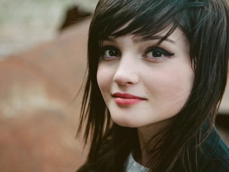 emo girl, beautiful, cute