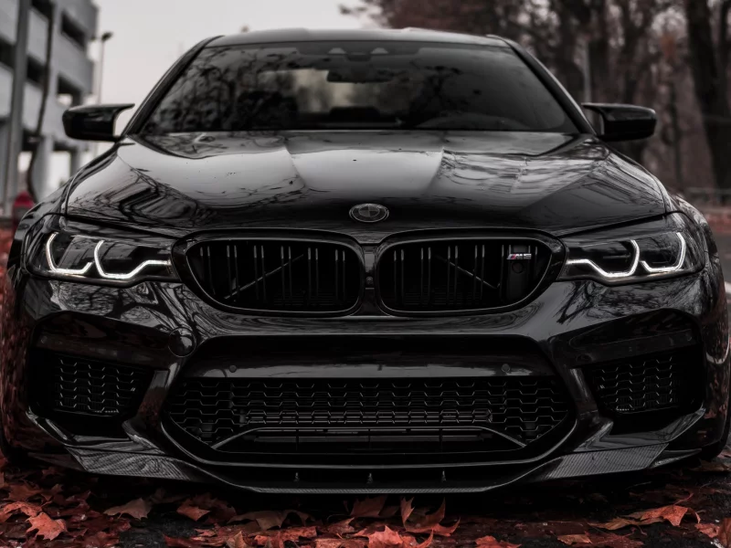 auto, black bmw