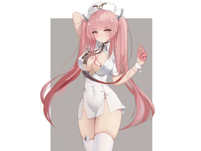 girl, beautiful, cute, anime, stockings