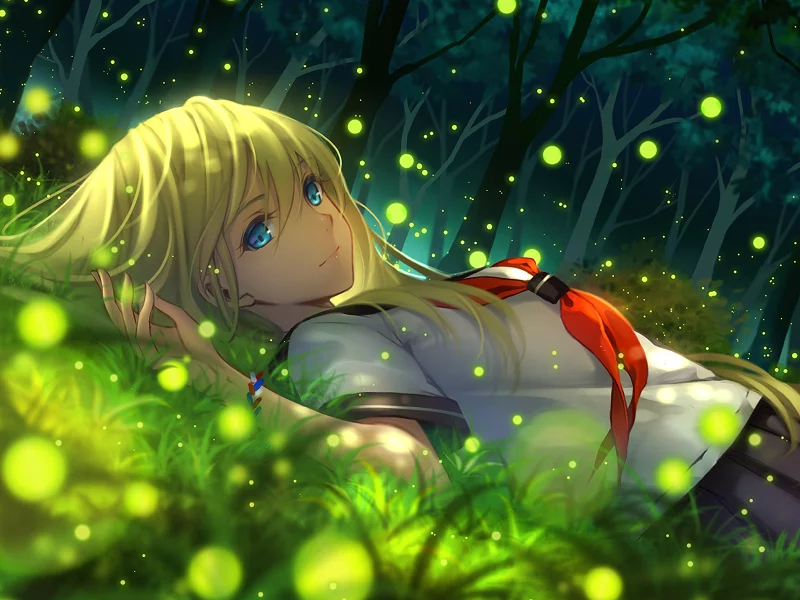 anime, girl, pioneer