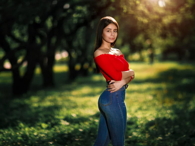girl, beautiful, cute, slim, figure, ass, jeans