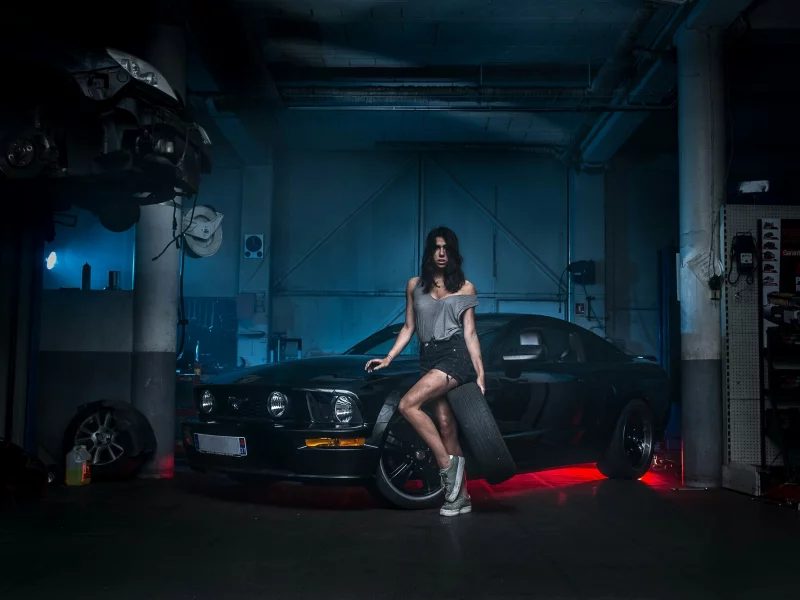girl, beautiful, model, auto