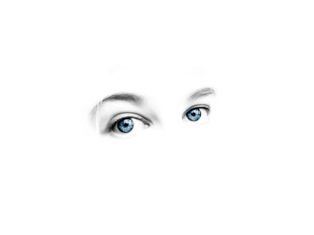 eyes, gaze, white background