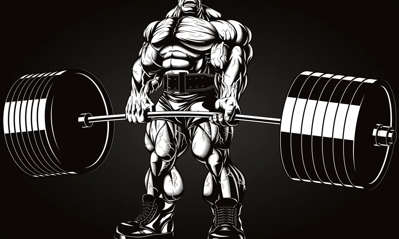 bodybuilding, barbell, bodybuilder, art