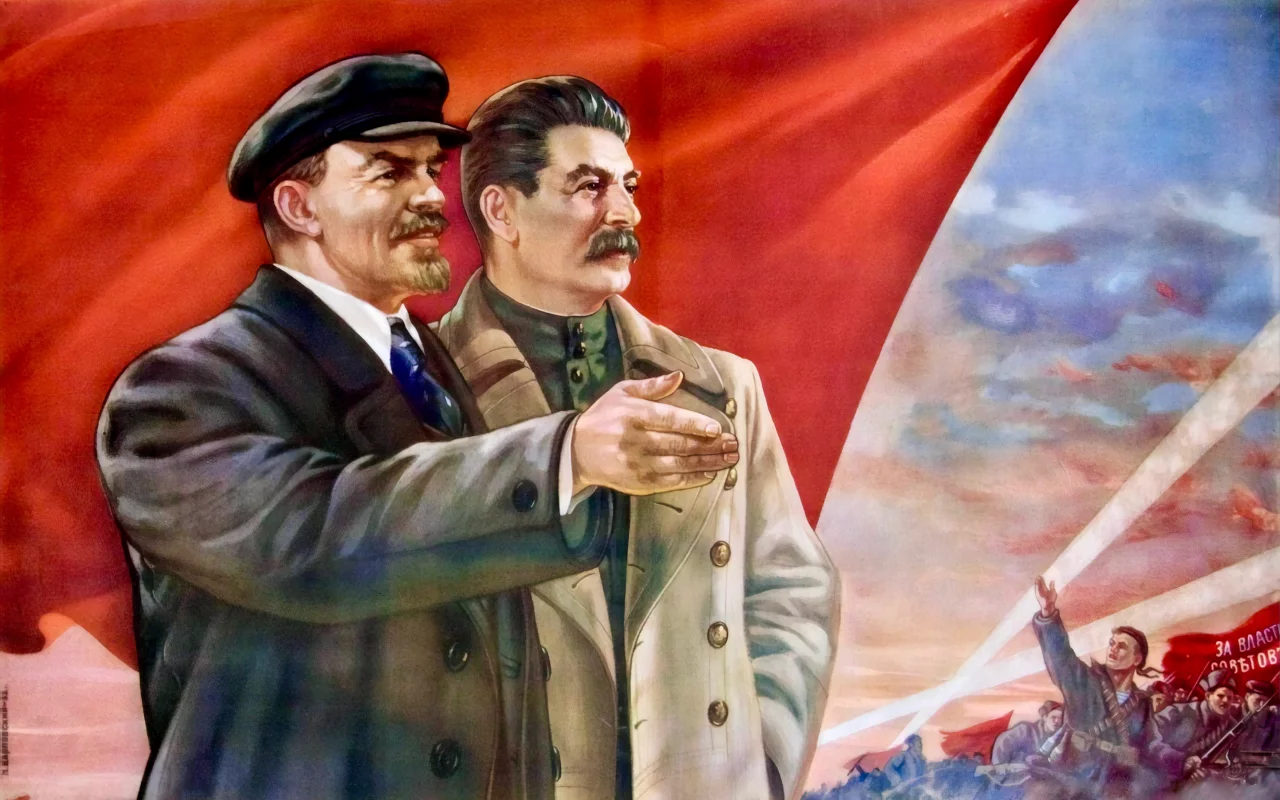 leader, peasant, leader, stalin, lenin
