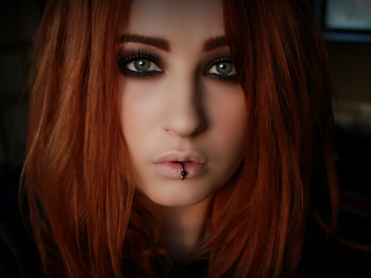 girl, beautiful, redhead