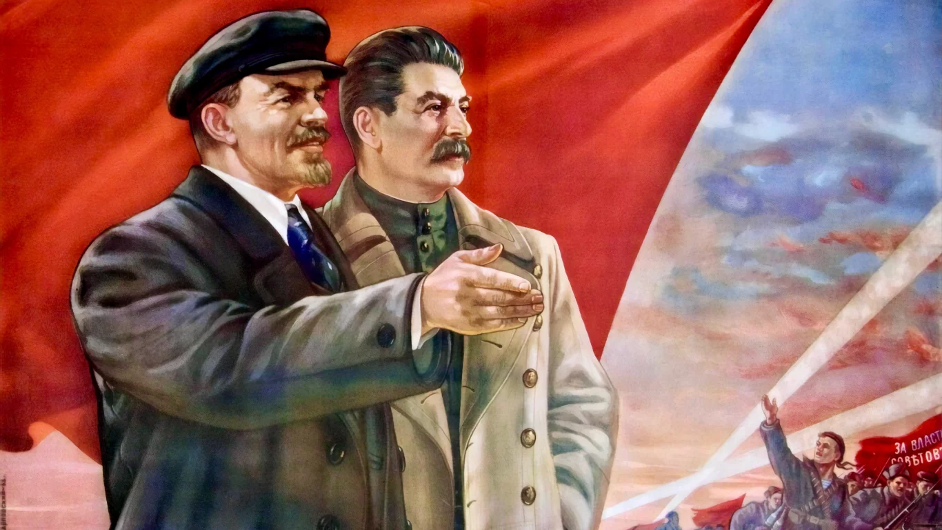 leader, peasant, leader, stalin, lenin