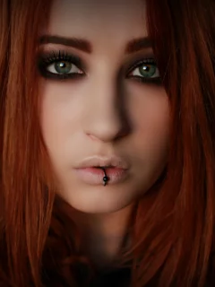 girl, beautiful, redhead