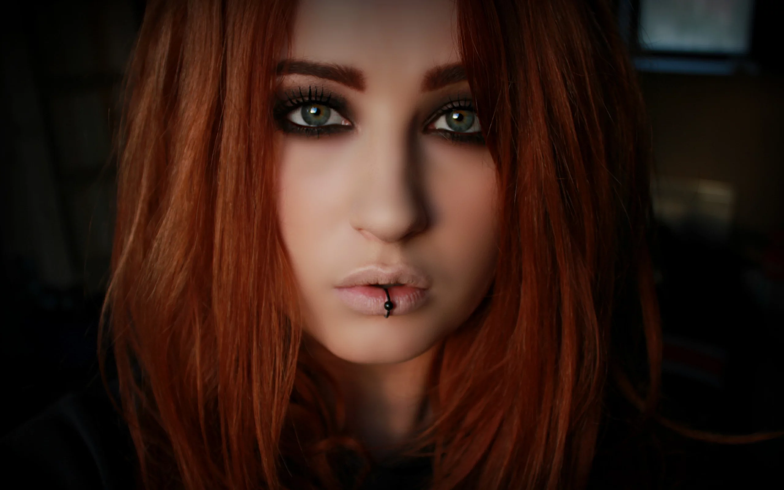 girl, beautiful, redhead