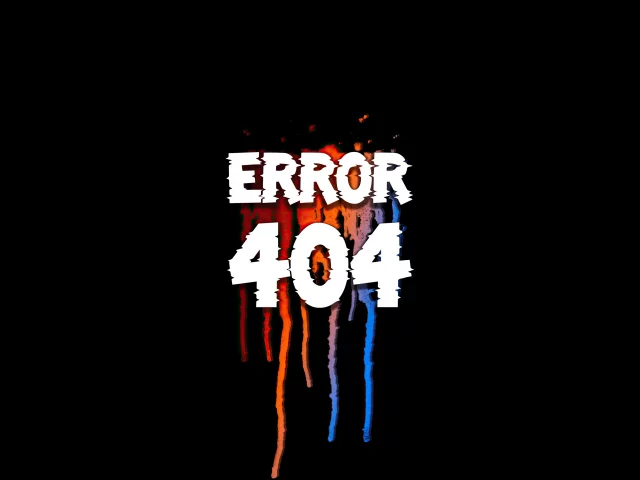 error 404, page