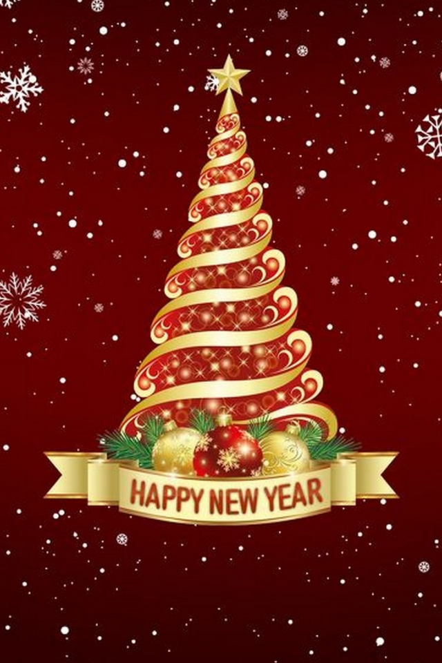 new year, christmas tree, holiday