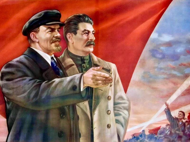 leader, peasant, leader, stalin, lenin