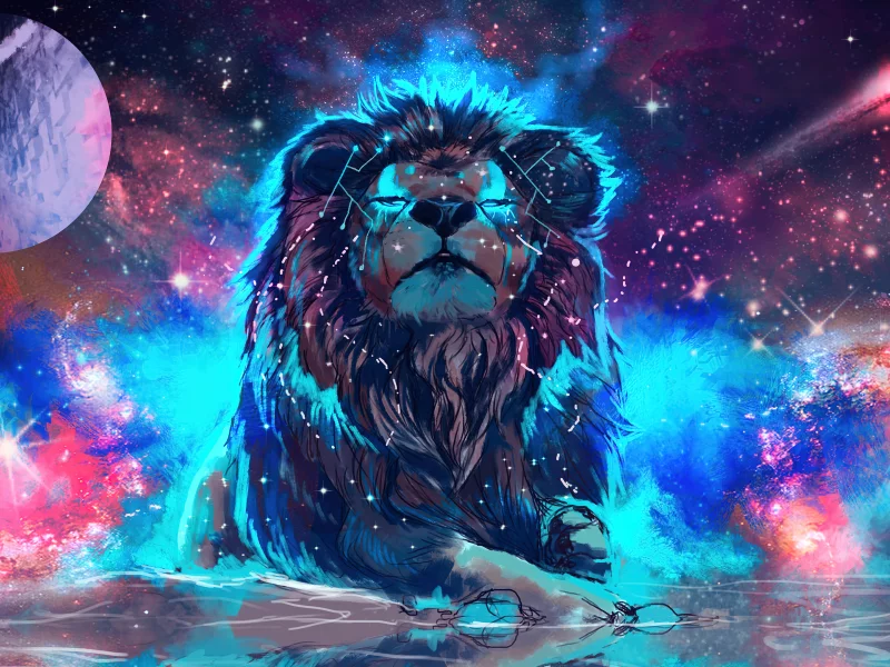 fantasy, constellation, leo, zodiac