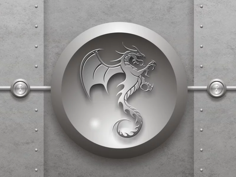 dragon, sign, grey