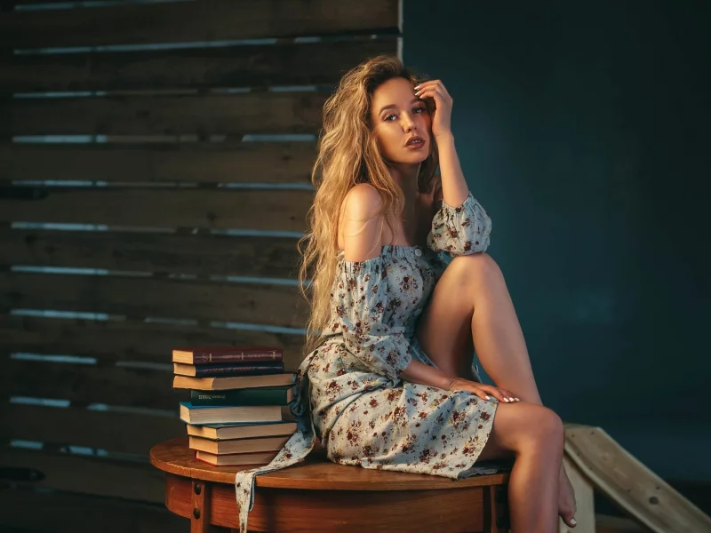 girl, beautiful, blonde
