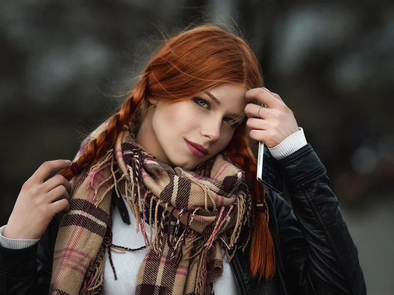girl, beautiful, redhead