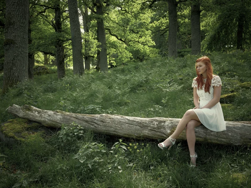 girl, beautiful, nature