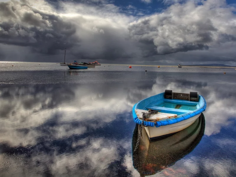 landscape, boats, stunner, lake