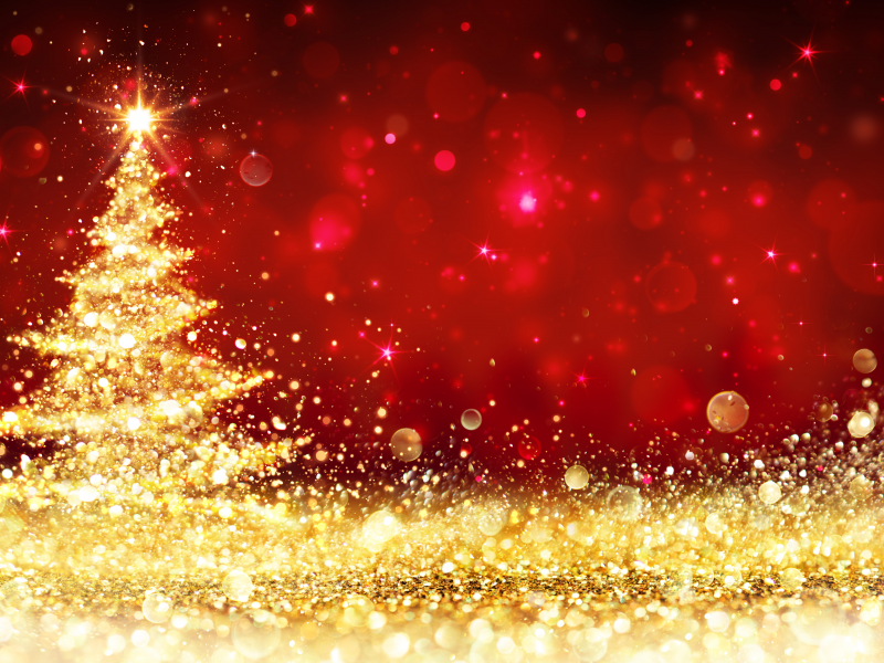 holiday, new year, christmas tree