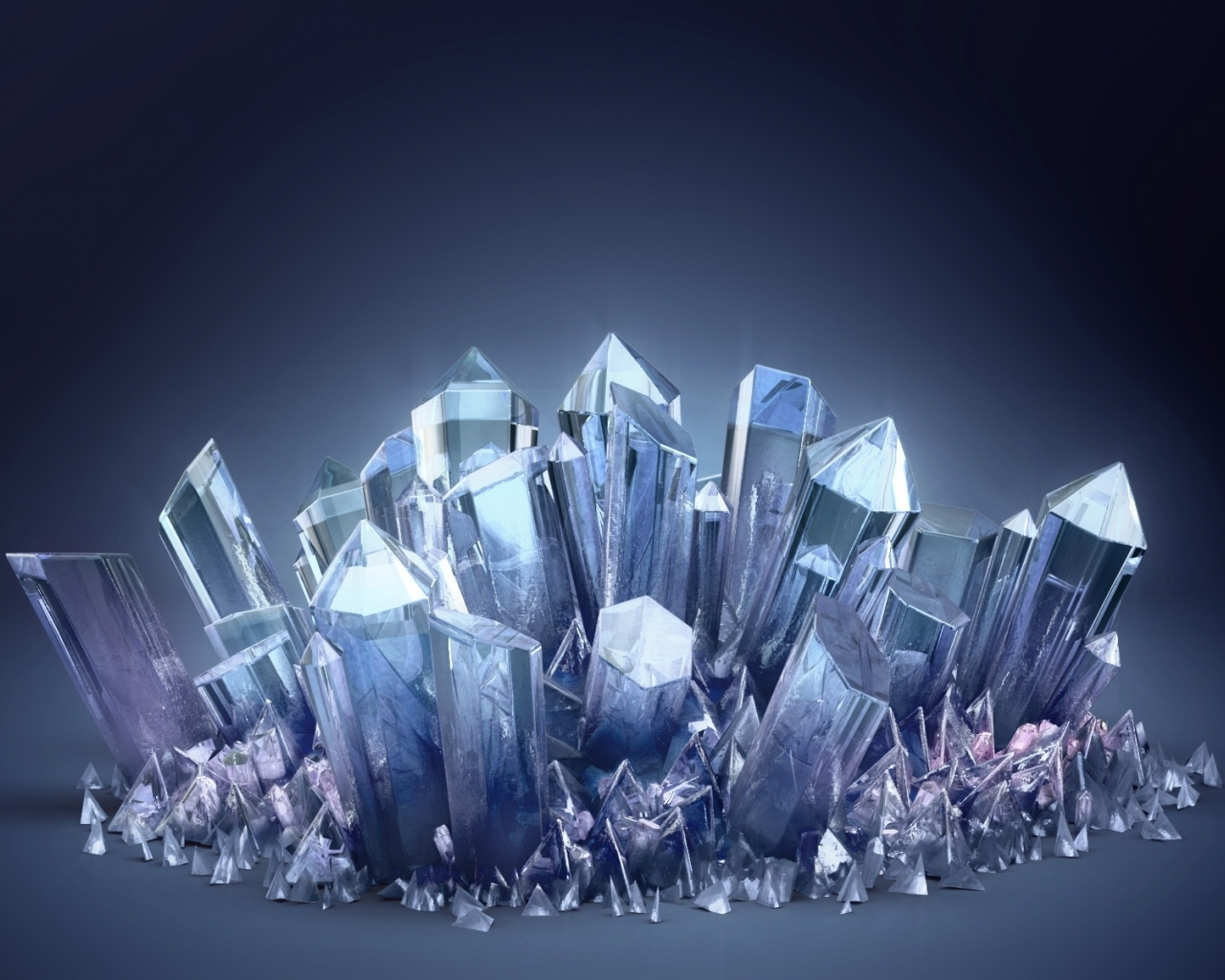 crystal, 3d, crystals, 3d crystal, blue crystal